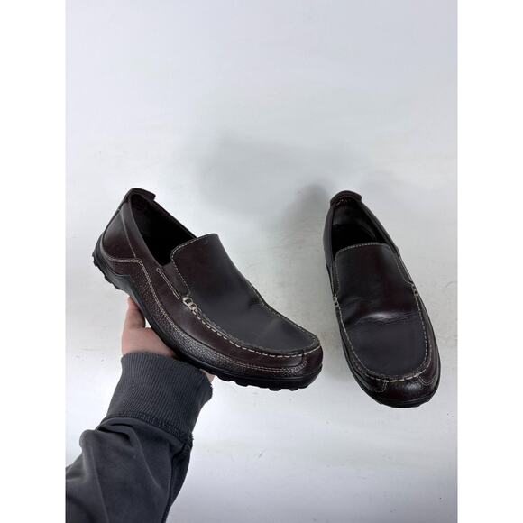 Cole Haan Tucker Venetian Slip-On Loafers Mens 10.5 Dark Brown Leather Round Toe main image 8